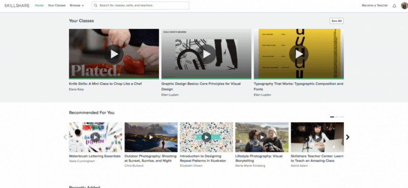 اکانت پرمیوم skillshare روی ایمیل شخصی با ضمانت 11 خرید اشتراک پرمیوم پلتفرم آموزشی skillshare