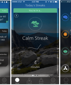 اکانت پرمیوم Calm 4 رابط کاربری اپلیکیشن مدیتیشن calm