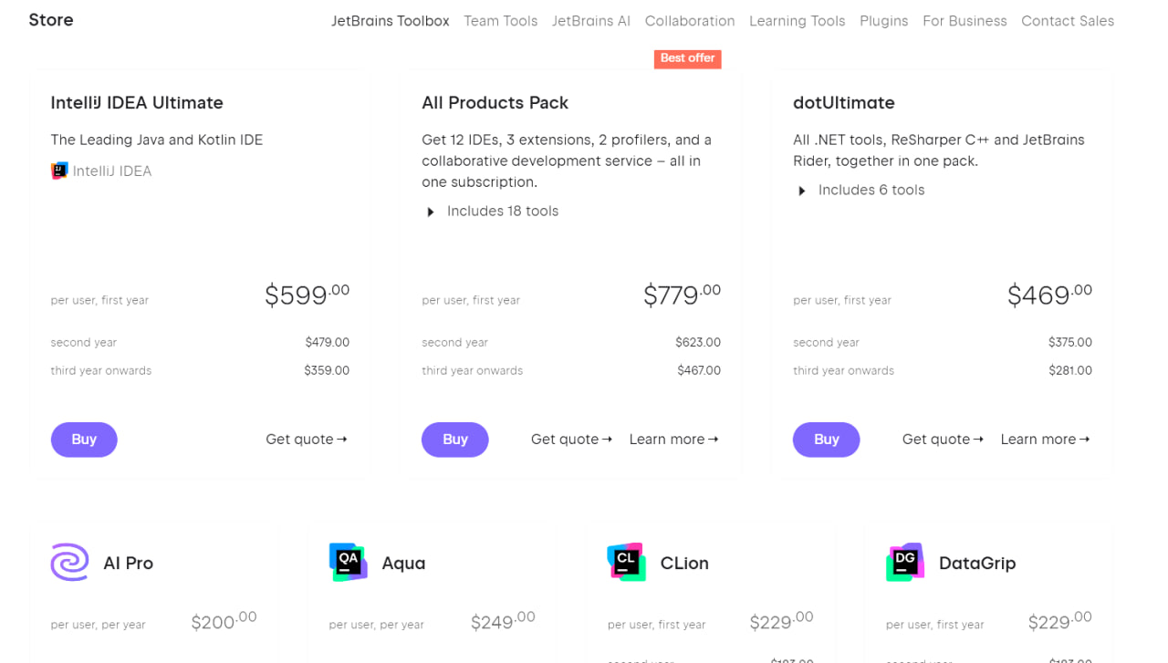 خرید لایسنس jetbrains اورجینال و اکانت JetBrains AI 2 قیمت لایسنس jetbrains اورجینال (جدید)