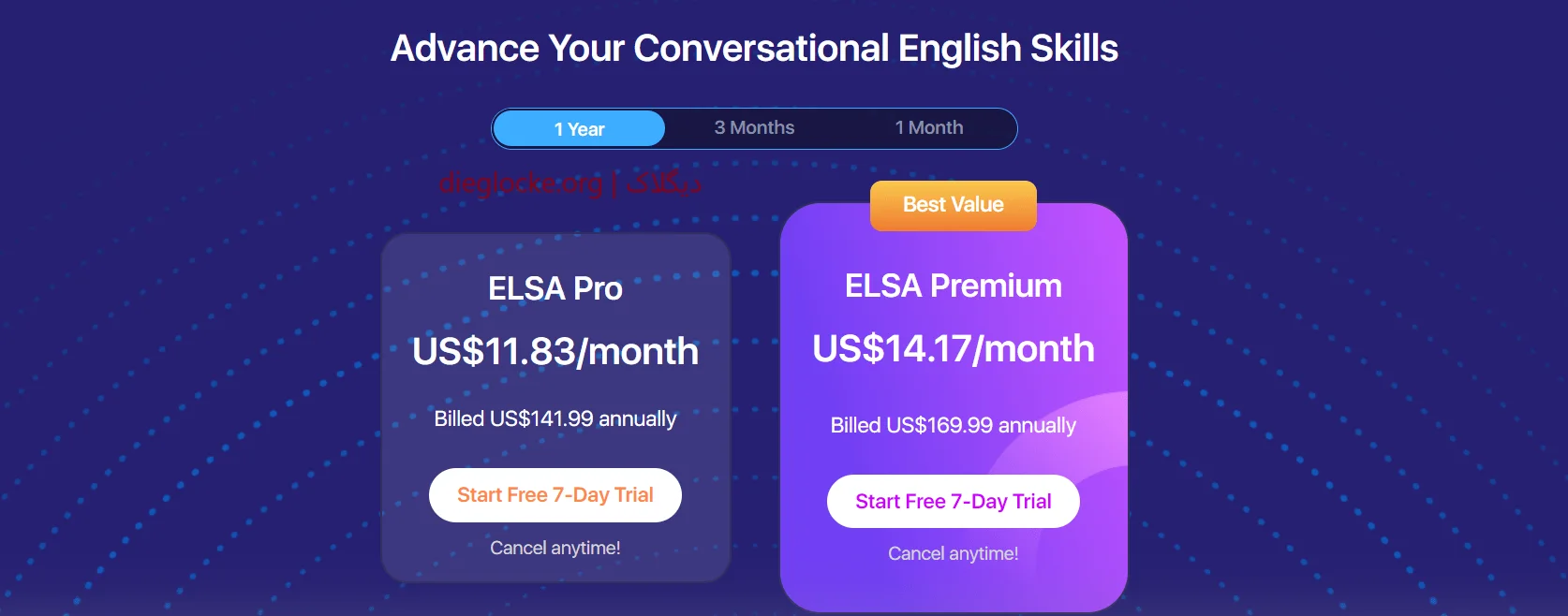 اکانت السا اسپیک Elsa Speak پرمیوم ارزان و فوری 3 قیمت اکانت السا اسپیک elsa speak price